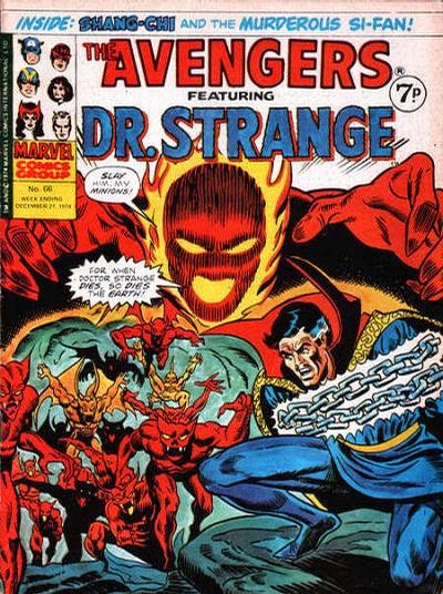 Marvel UK, Avengers #66, Dr Strange v Dormammu