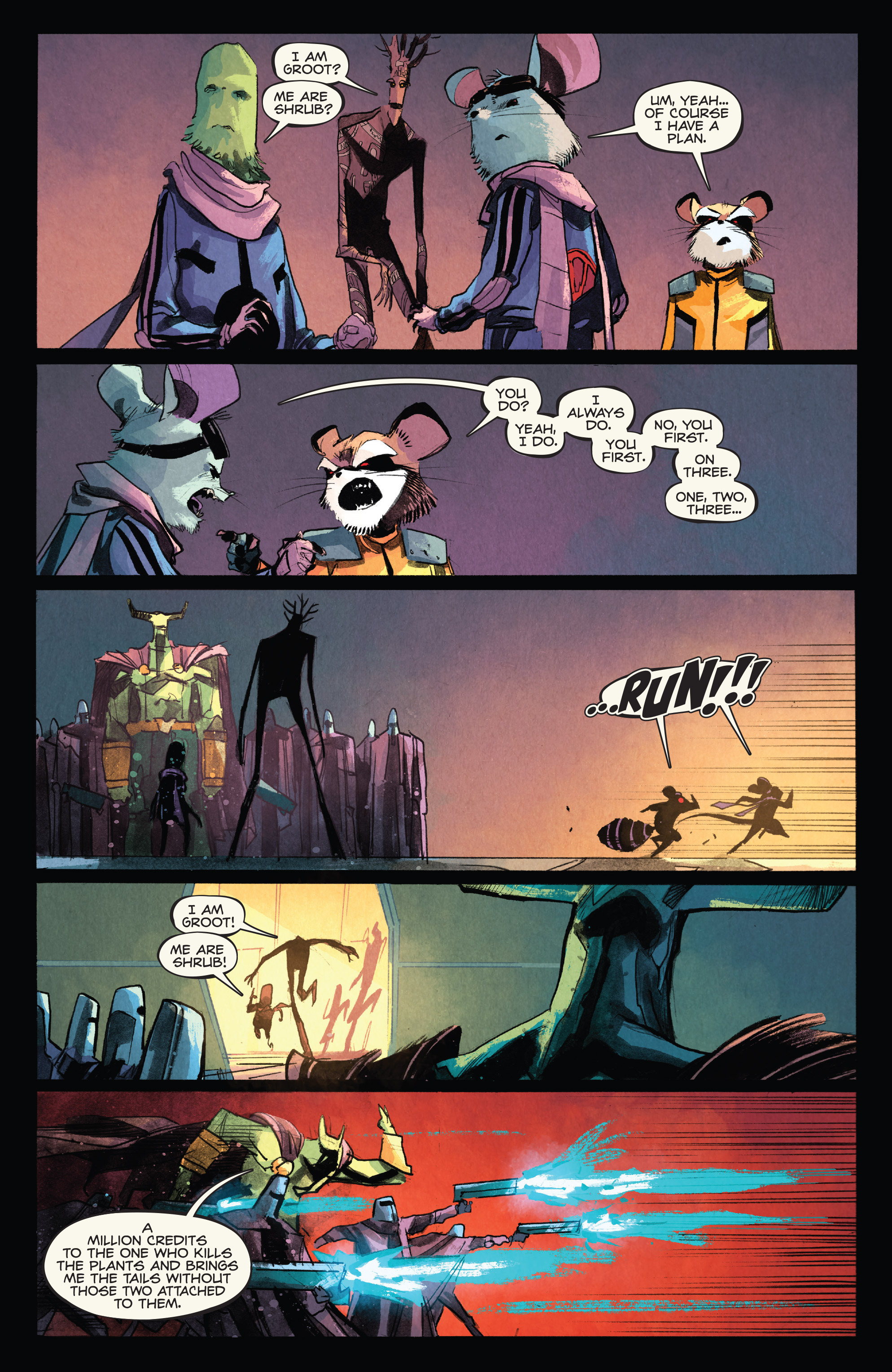 Read online Rocket Raccoon & Groot comic -  Issue #3 - 13