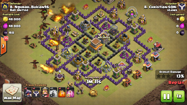serangan naga coc