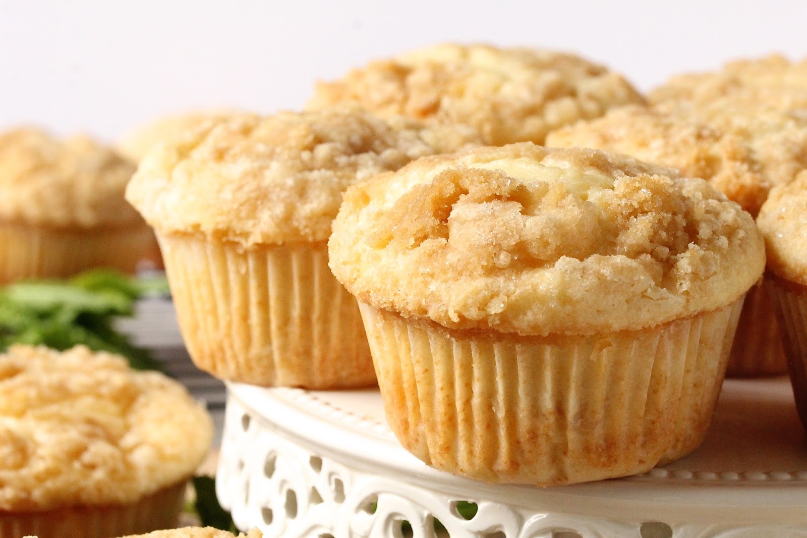 PEACH CREAM CHEESE MUFFINS WITH STREUSEL In Good Flavor Great