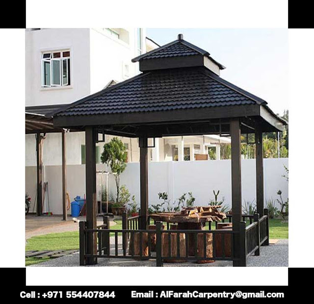 Creative Wooden Gazebo Dubai Outdoor Wooden Gazebo Abu Dhabi Garden