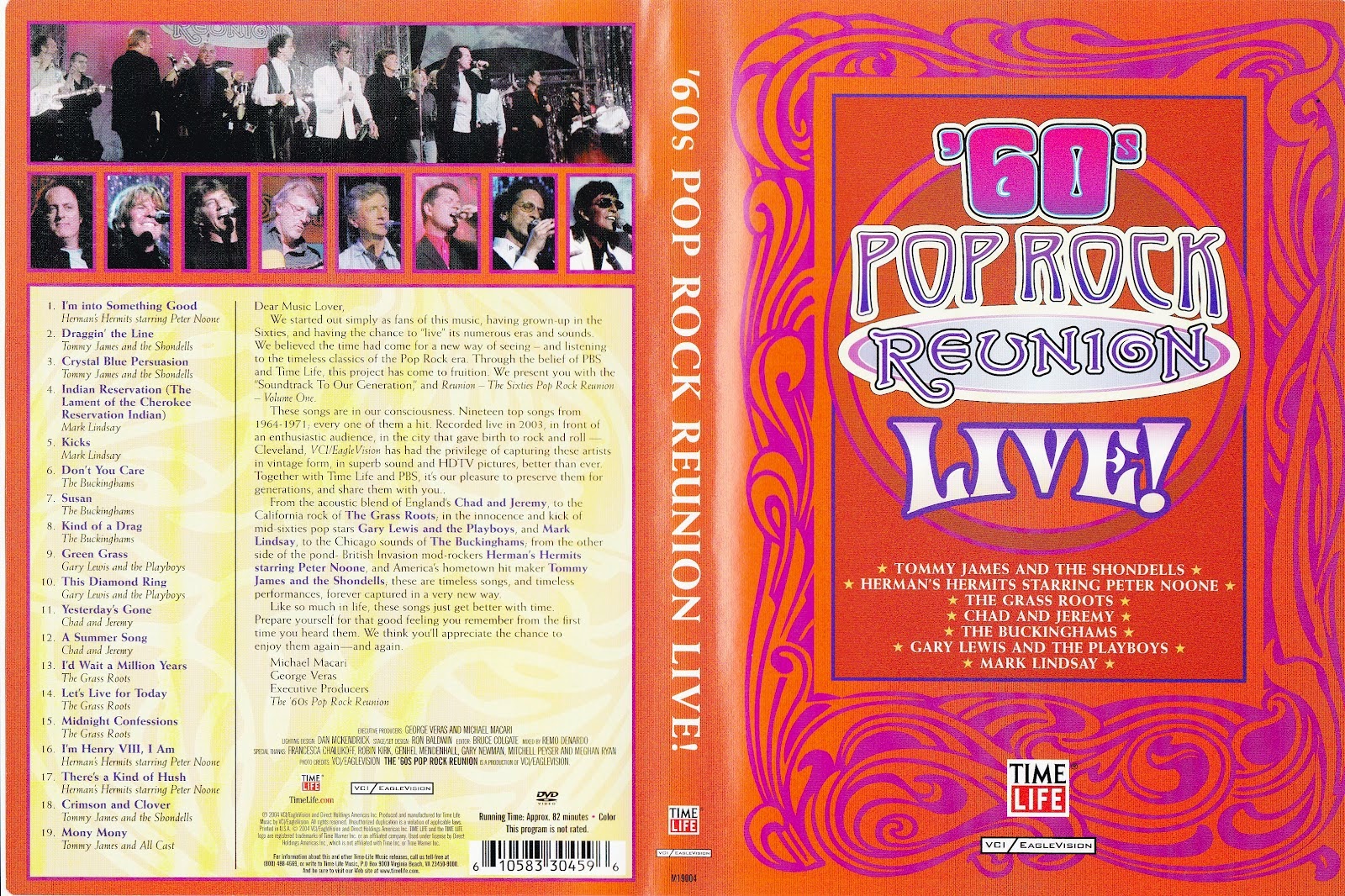 BANCA DO ROCK Rock Concert DVD: 3057 - DVD - POP ROCK REUNION LIVE ...