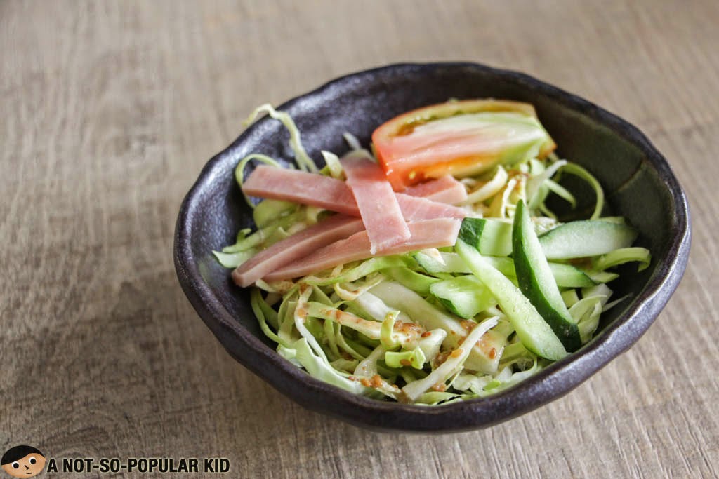 Fresh salad of Mitsuyado Sei-Men