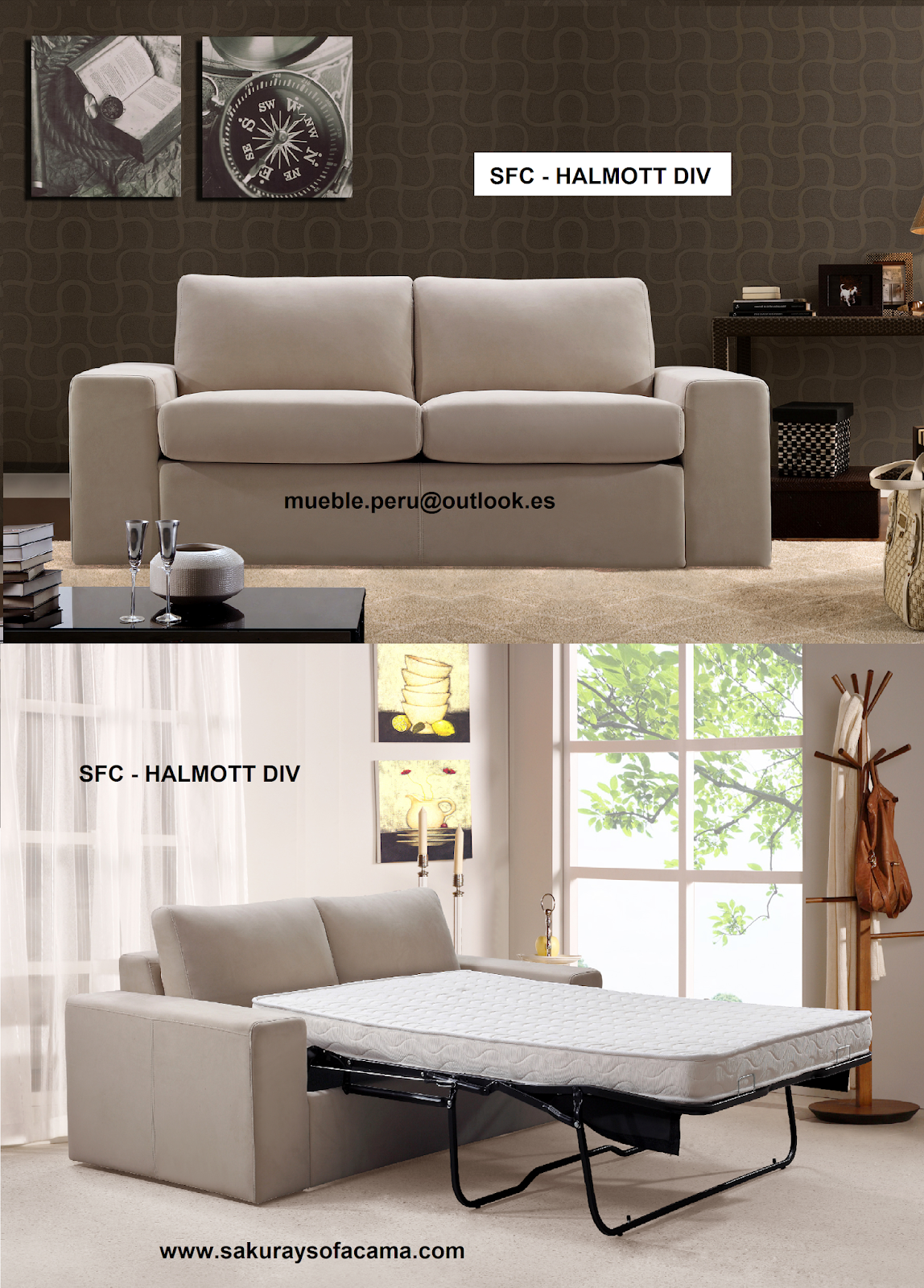 mueble peru sakuray sofa cama