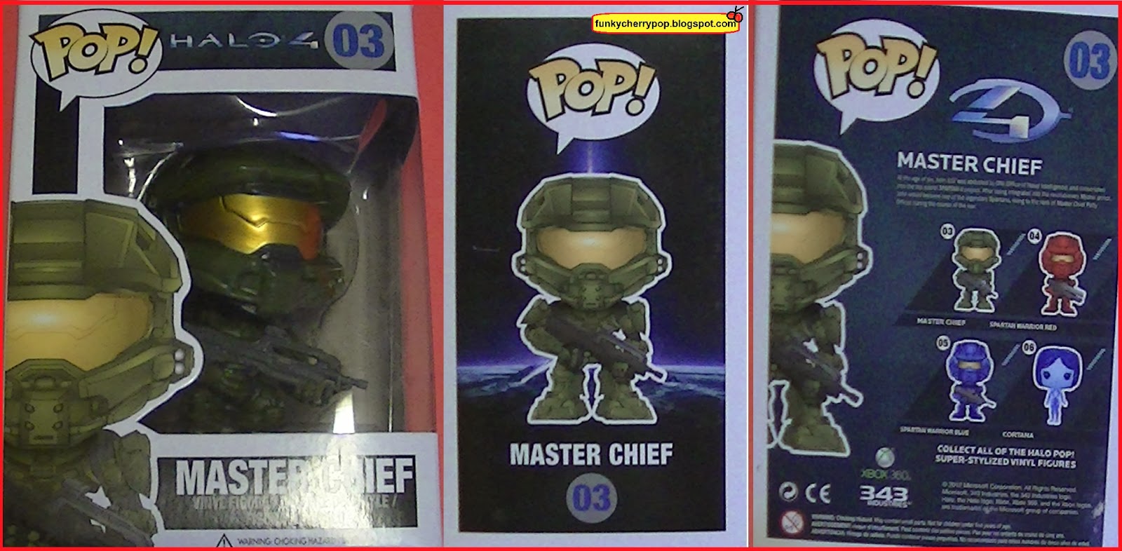 Funky Pop! Funko figures.: 03 Master Chief Halo 4