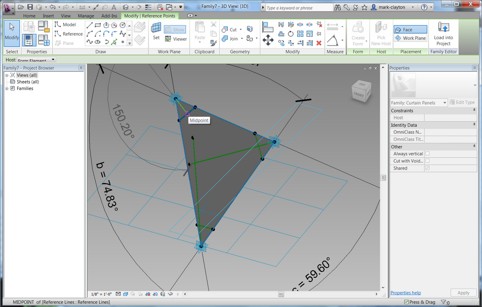 Texas Architecture and Miscellaneous University: BIM Triangular panel ...