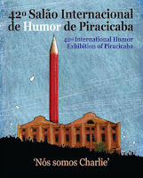 UM DESENHO PARA CHARLIE- EU RIO DAS LONTRAS- PAMONHAS DE PIRACICABA- Salão Humor-Piracicaba,SP(2015)