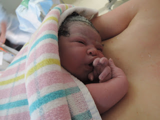 Zara's birth photo
