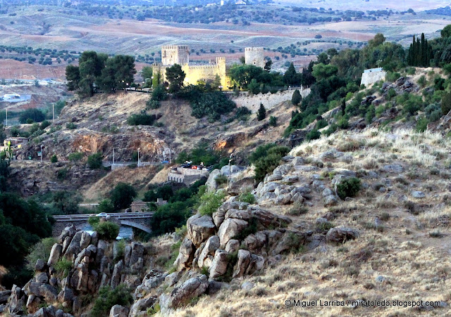 Sobre enhiesto desigual peñasco