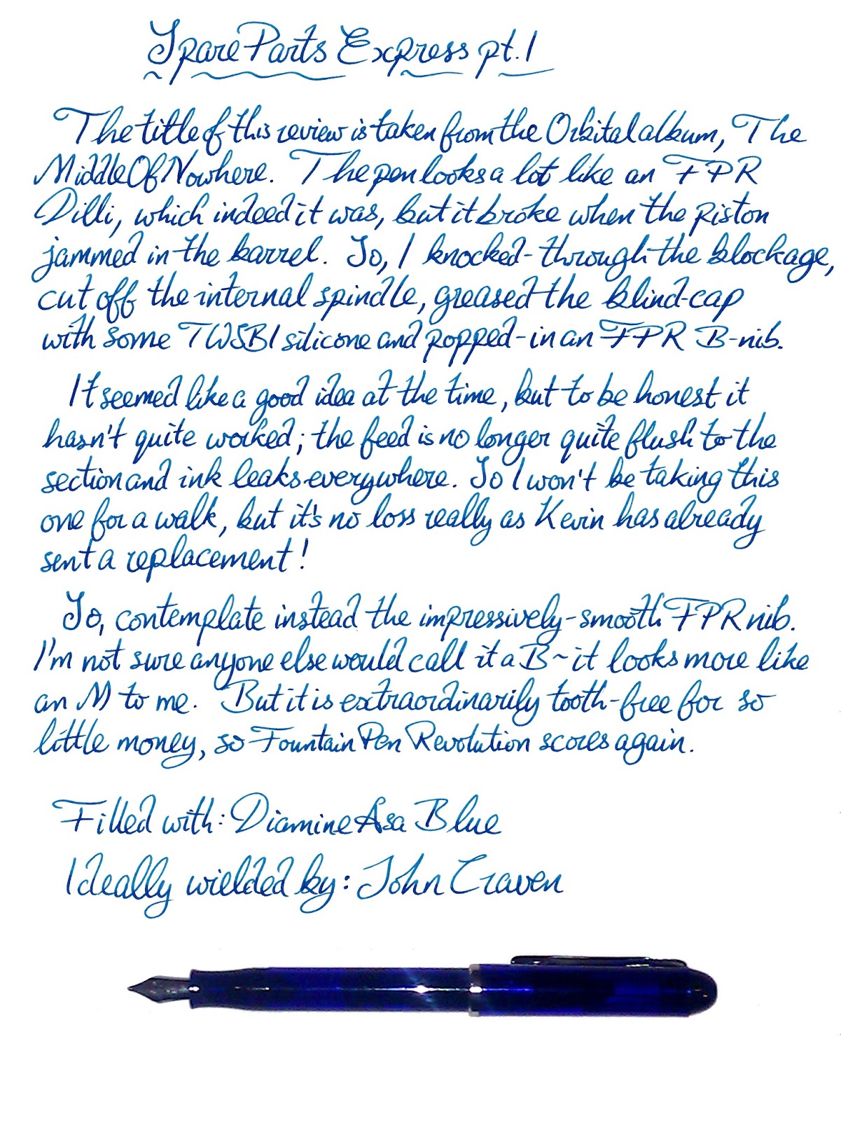 Too many pens Spare Parts Express pt.1