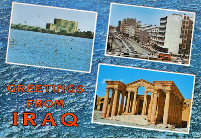 Greetings postcards from Iraq