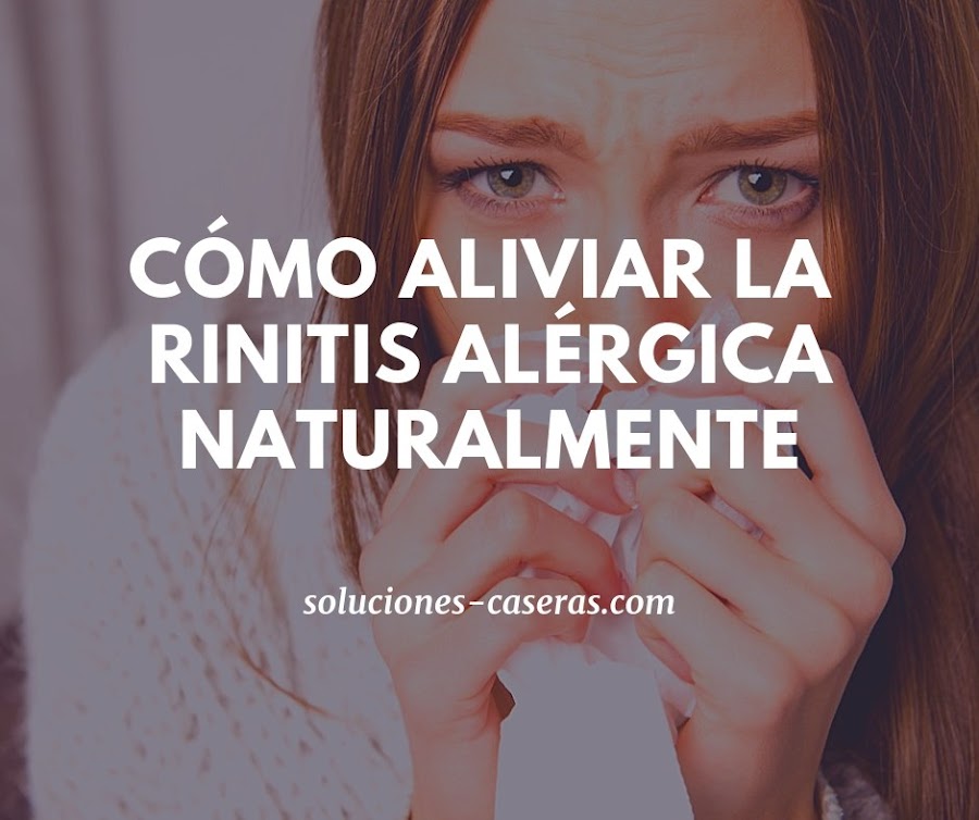 remedios naturales para la rinitis alérgica