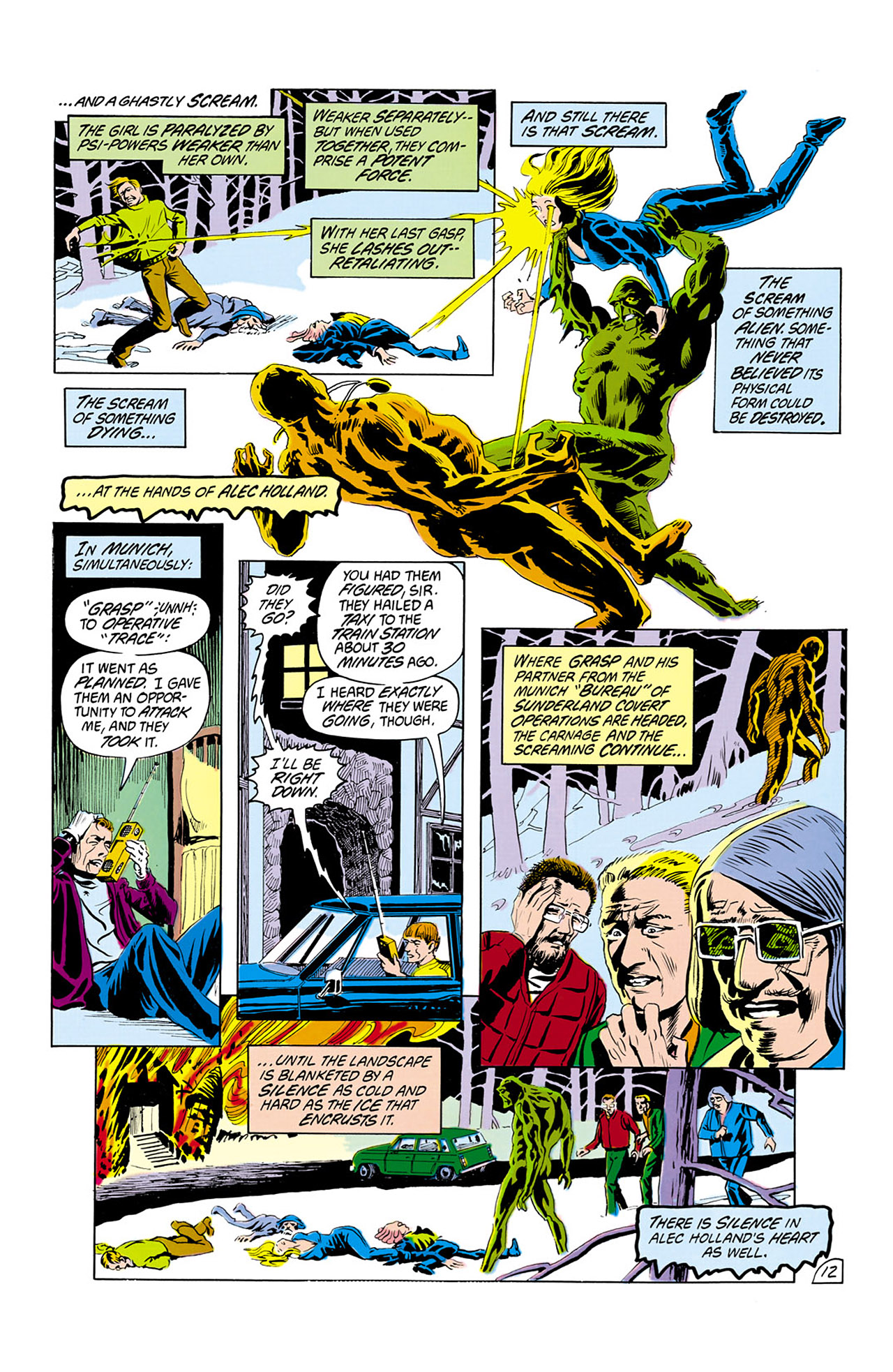 Read online Swamp Thing (1982) comic -  Issue #12 - 13