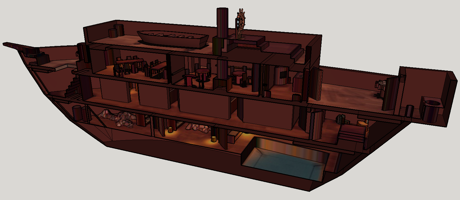 Bastel-Marathon 15: Vergnügungsschiff Rethis