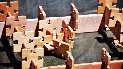 Pembahasan Figural No. 31 - 35 TKPA SBMPTN 2017 Kode Naskah 226, pola dan puzzle