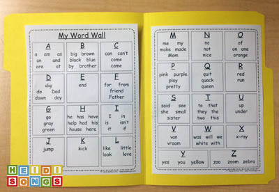 I'm Going on a Word Wall Hunt  Word work kindergarten, Teaching