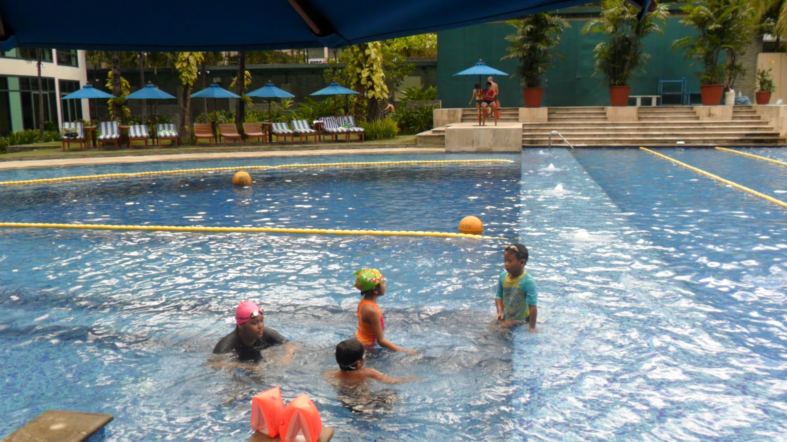From a mom's POV Swimming bonding The Rockwell Club Pool