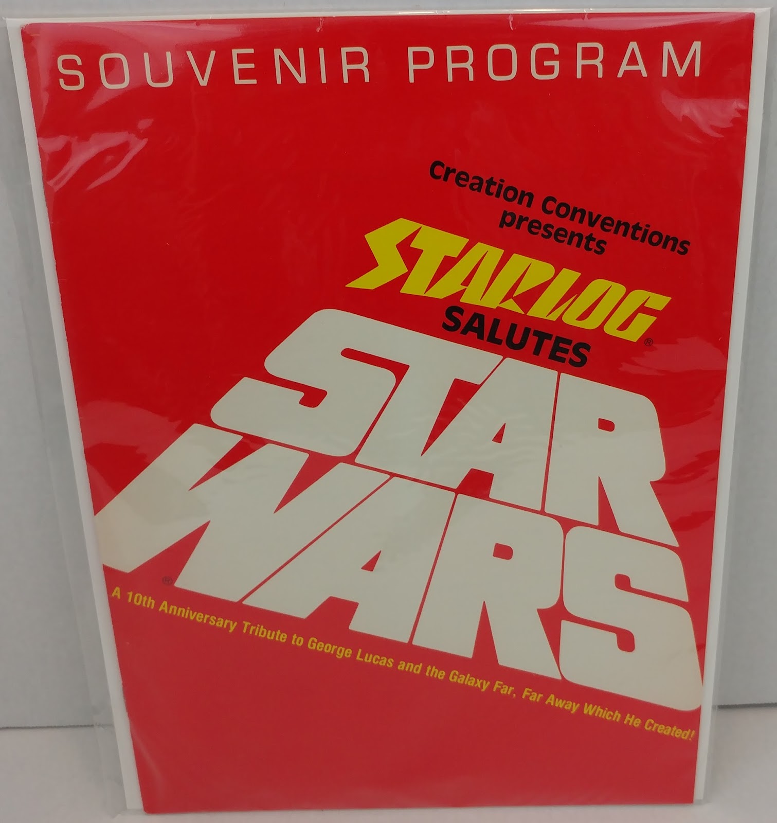 Star Wars Obsessed Starlog Salutes Star Wars Souvenir Program