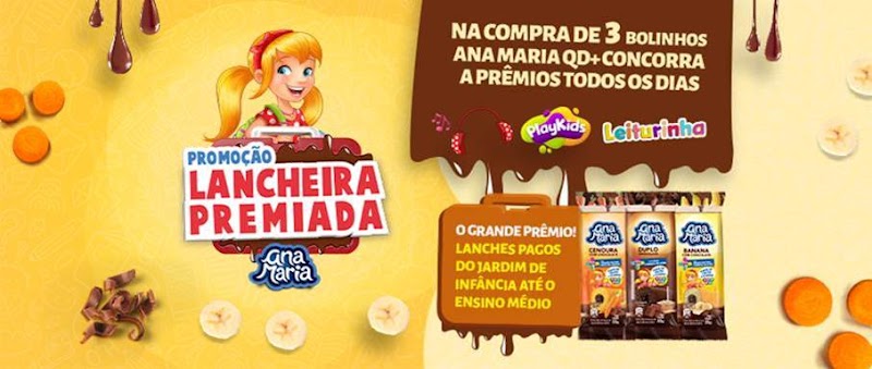 Ana Maria lança promoção Lancheira Premiada na volta às aulas Ana Maria lança promoção Lancheira Premiada na volta às aulas