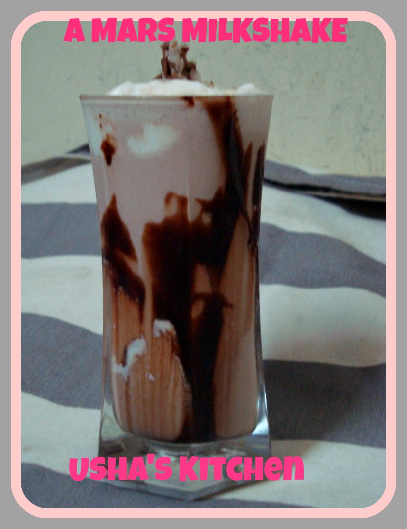 USHA'S KITCHEN Mars Milkshake