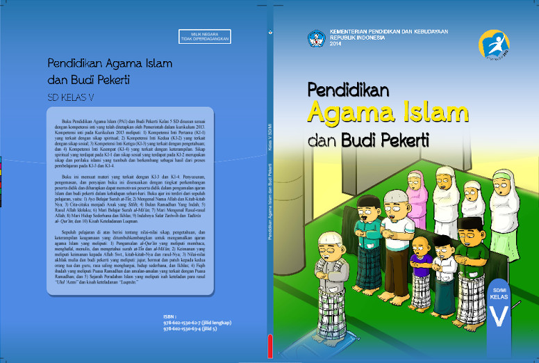 Download Gratis Buku Siswa Pendidikan Agama Islam dan Budi Pekerti Kelas 5 SD Kurikulum 2013 Format PDF