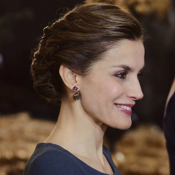 Queen Letizia of Spain attended the Epiphany Day celebrations (Pascua Militar) at the Palacio Real 