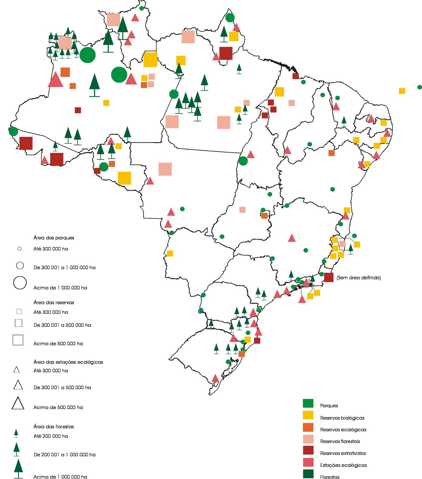 BIOFLAGRANTES* MAPA DE UNIDADES DE CONSERVAÇÃO FEDERAL NO BRASIL BIOFLAGRANTES* MAPA DE UNIDADES DE CONSERVAÇÃO FEDERAL NO BRASIL