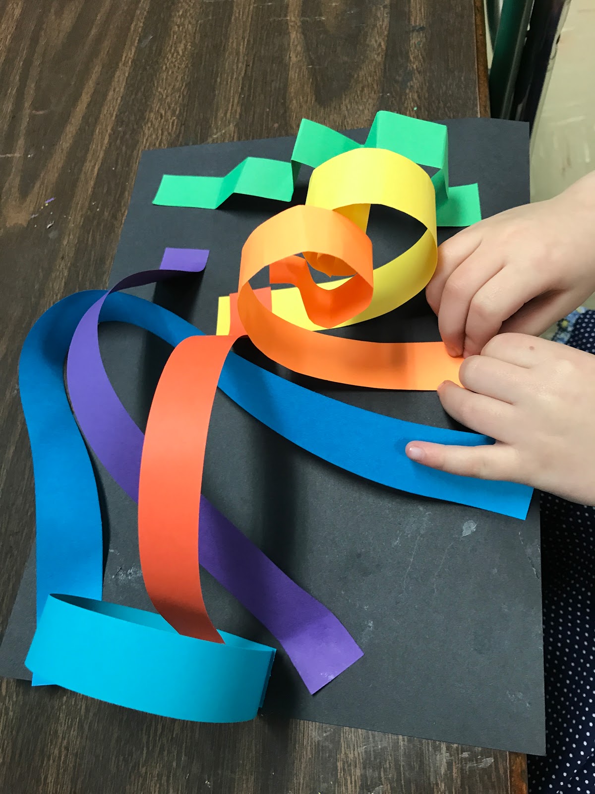 Elements of the Art Room Kindergarten Line Sculptures