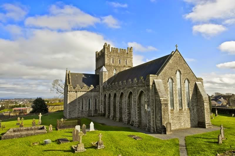 St. Brigid the Abbess of Kildare in Ireland.