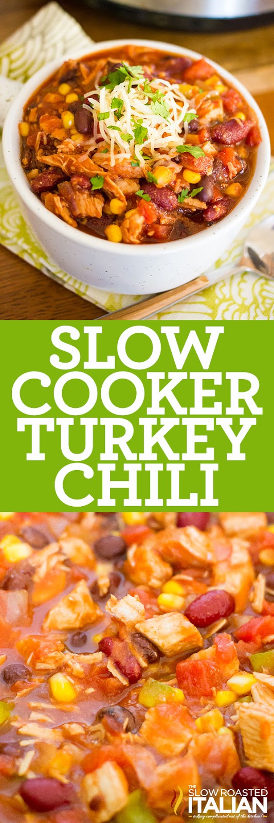 Slow Cooker Turkey Chili