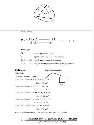 Ebook Materi Teknik Sipil Contoh Tugas Besar Hidrologi Materi Teknik Sipilku