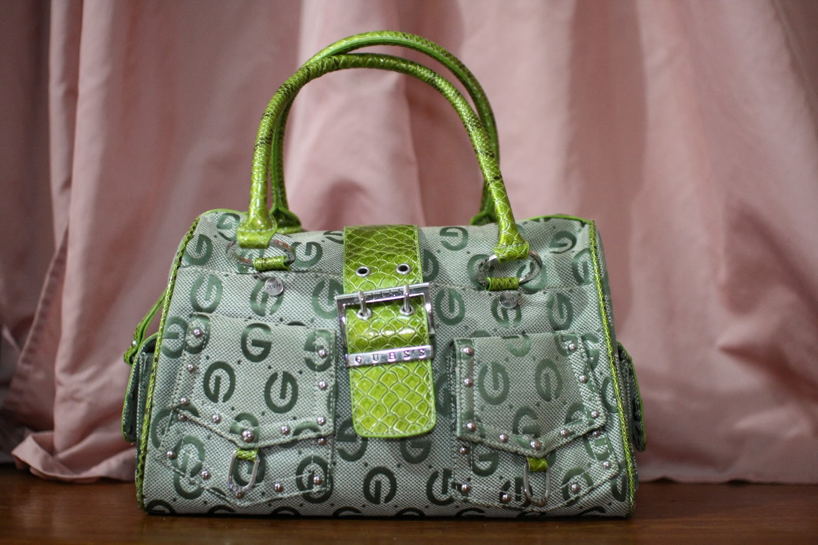 Guess (Hand Bag) Green aditica Shop
