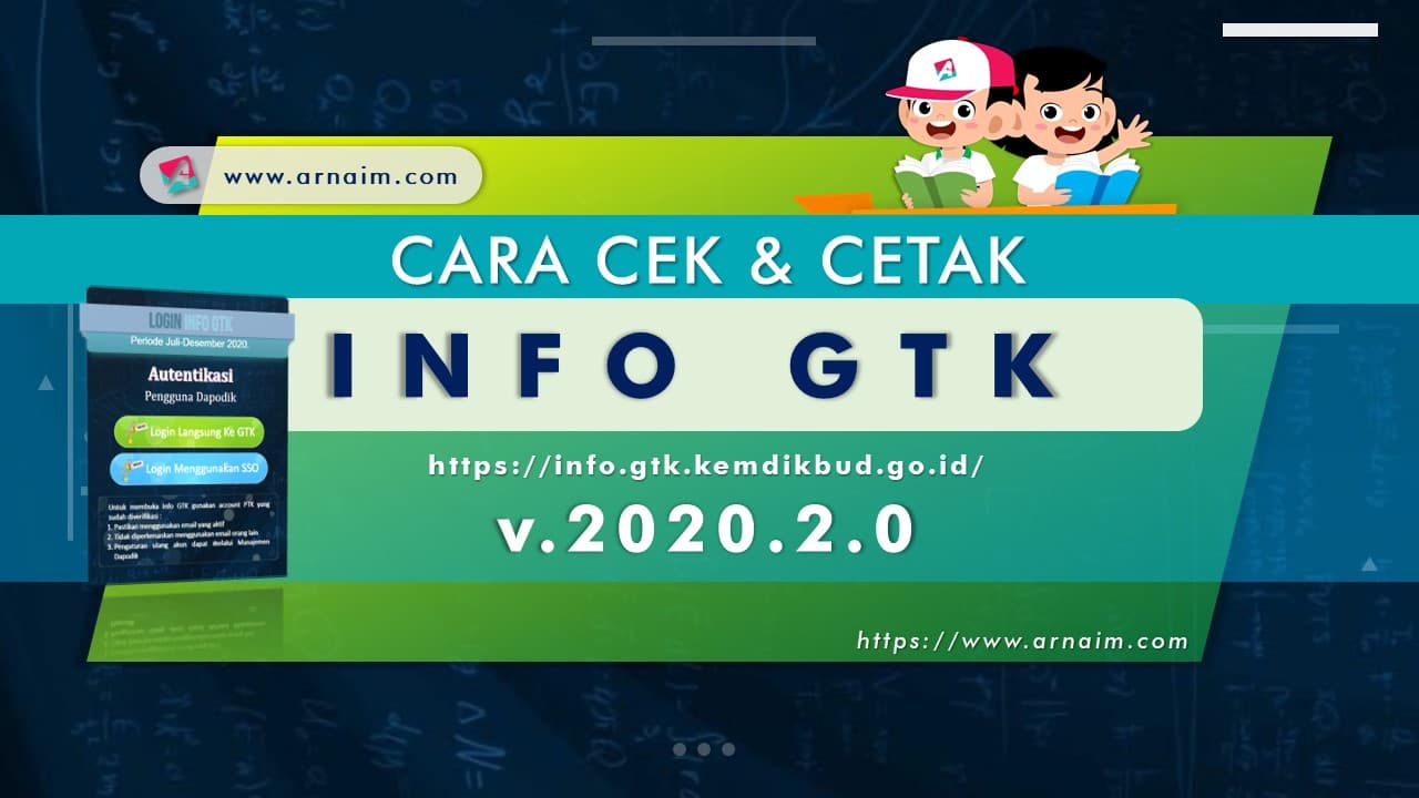 ARNAIM.COM - CARA CEK & CETAK INFO GTK v.2020.2