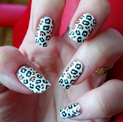 Zebra and Cheetah Nail Designs