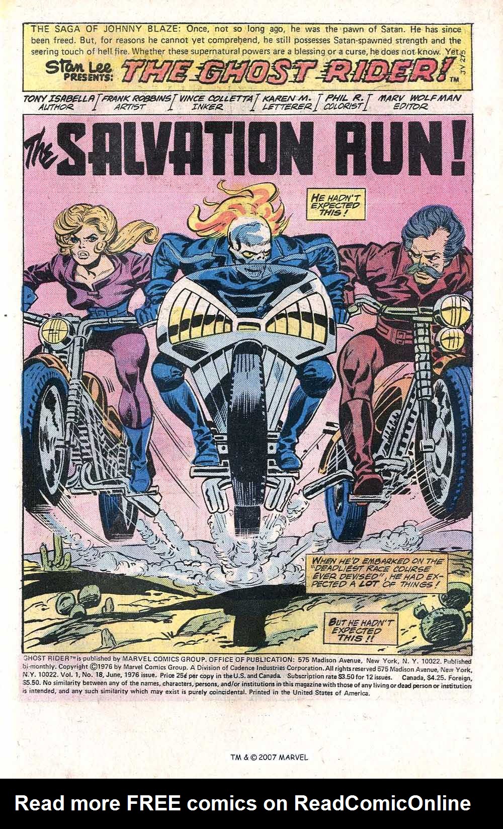 Read online Ghost Rider (1973) comic -  Issue #18 - 3