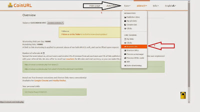 Panduan lengkap Cara Daftar di CoinUrl "Free Bitcoin Publisher dan Penyingkat Url " Panduan lengkap Cara Daftar di CoinUrl "Free Bitcoin Publisher dan Penyingkat Url "