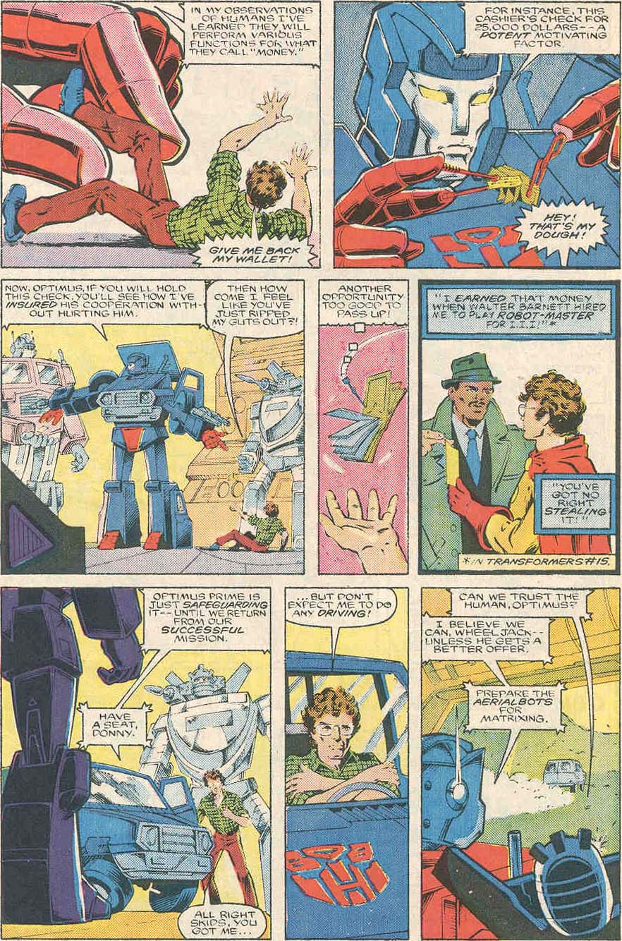 The Transformers (1984) issue 22 - Page 7