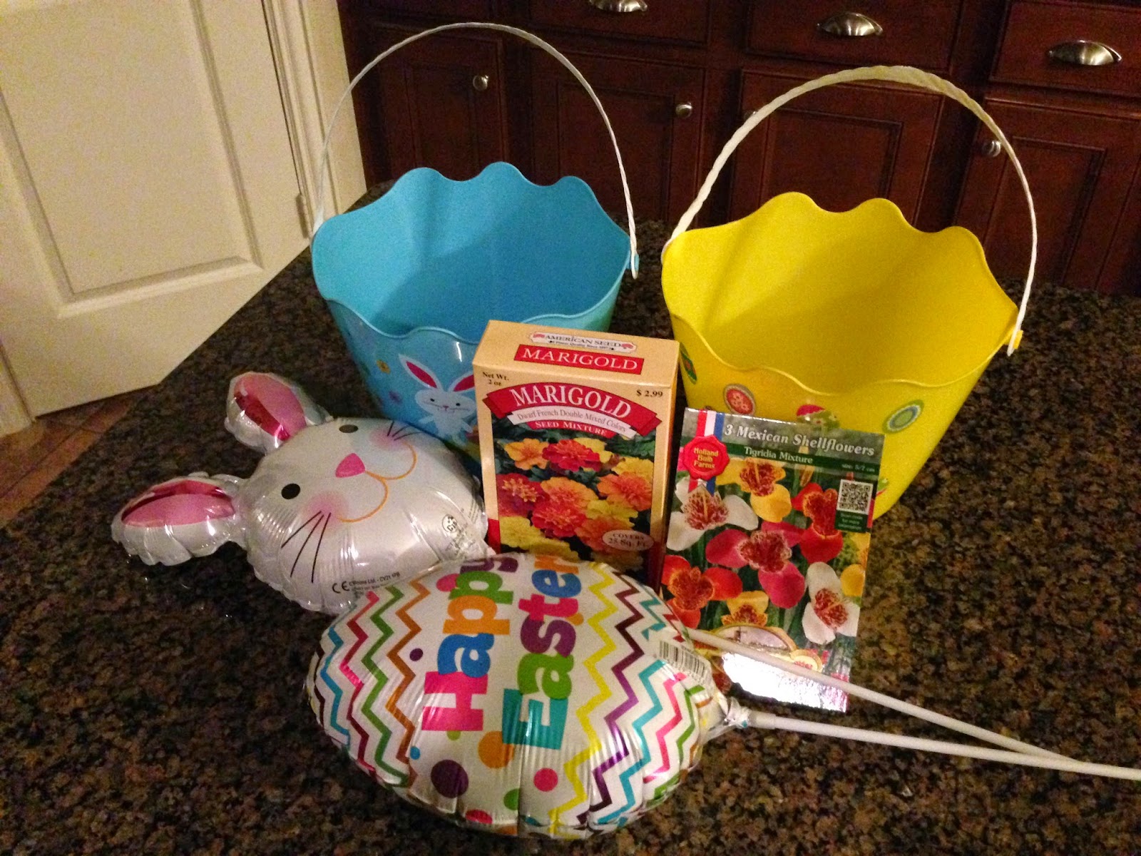 DIY Easter Basket Planter Dallas Mom Blog and Fort Worth Mom Blogger