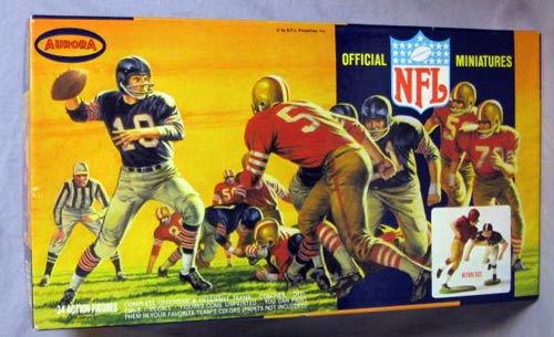 News From The Front Toys In The Attic Aurora Nfl Miniatures