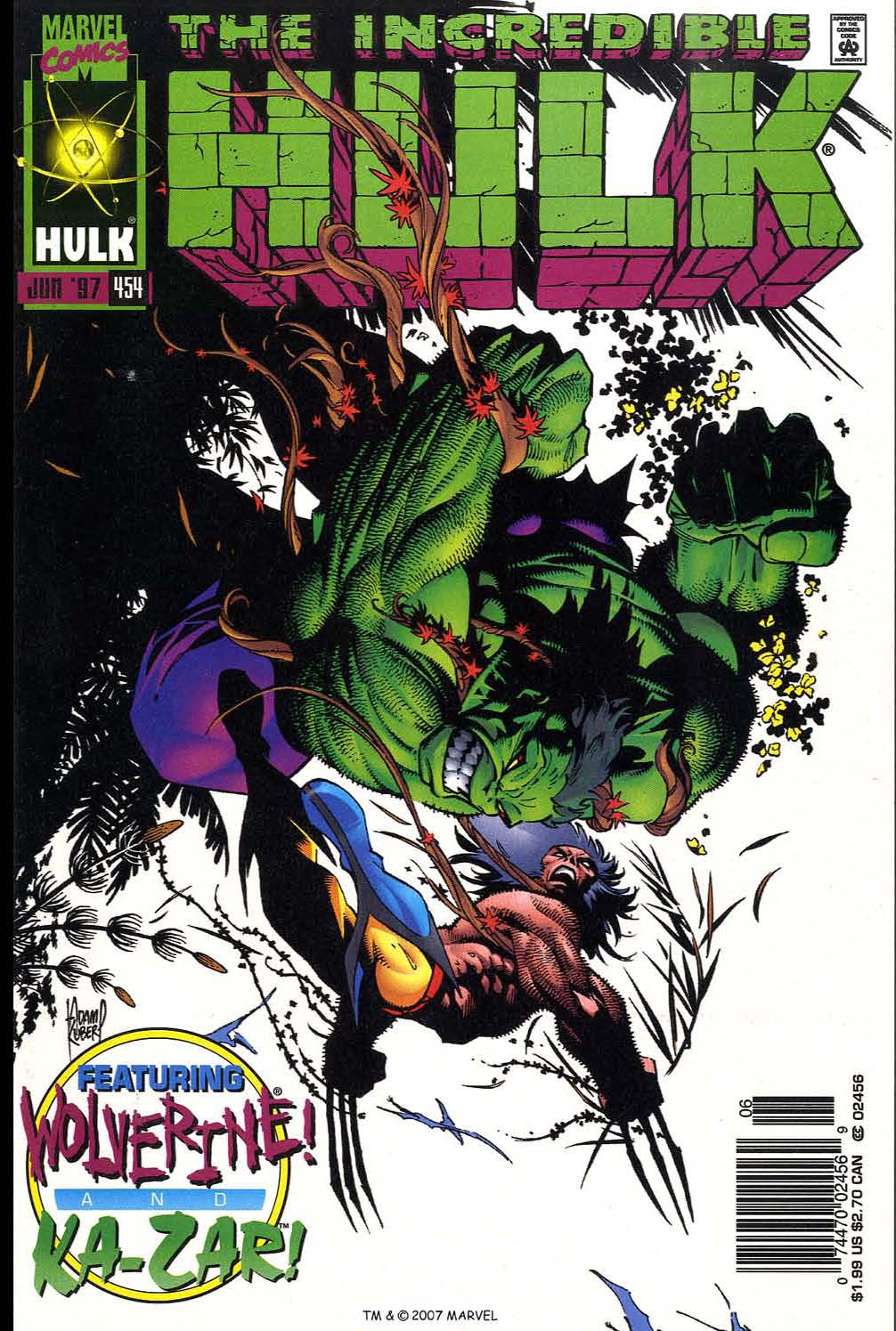 Read online The Incredible Hulk (1968) comic -  Issue #454 - 1