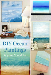 diy painting ocean beach abstract paintings coastal sea decor tutorials canvas anyone paint tutorial completely wall easy craft seascapes watercolor