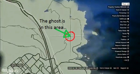 Where Is The Ghost In Gta 5 Ryan's Xbox One Fan Site and Video Game blog: GTA 5 Mount Gordo Ghost