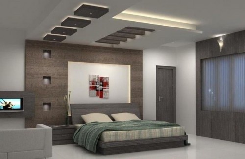 25 Latest Wall And Ceiling Gypsum Board Designs For Your Bed