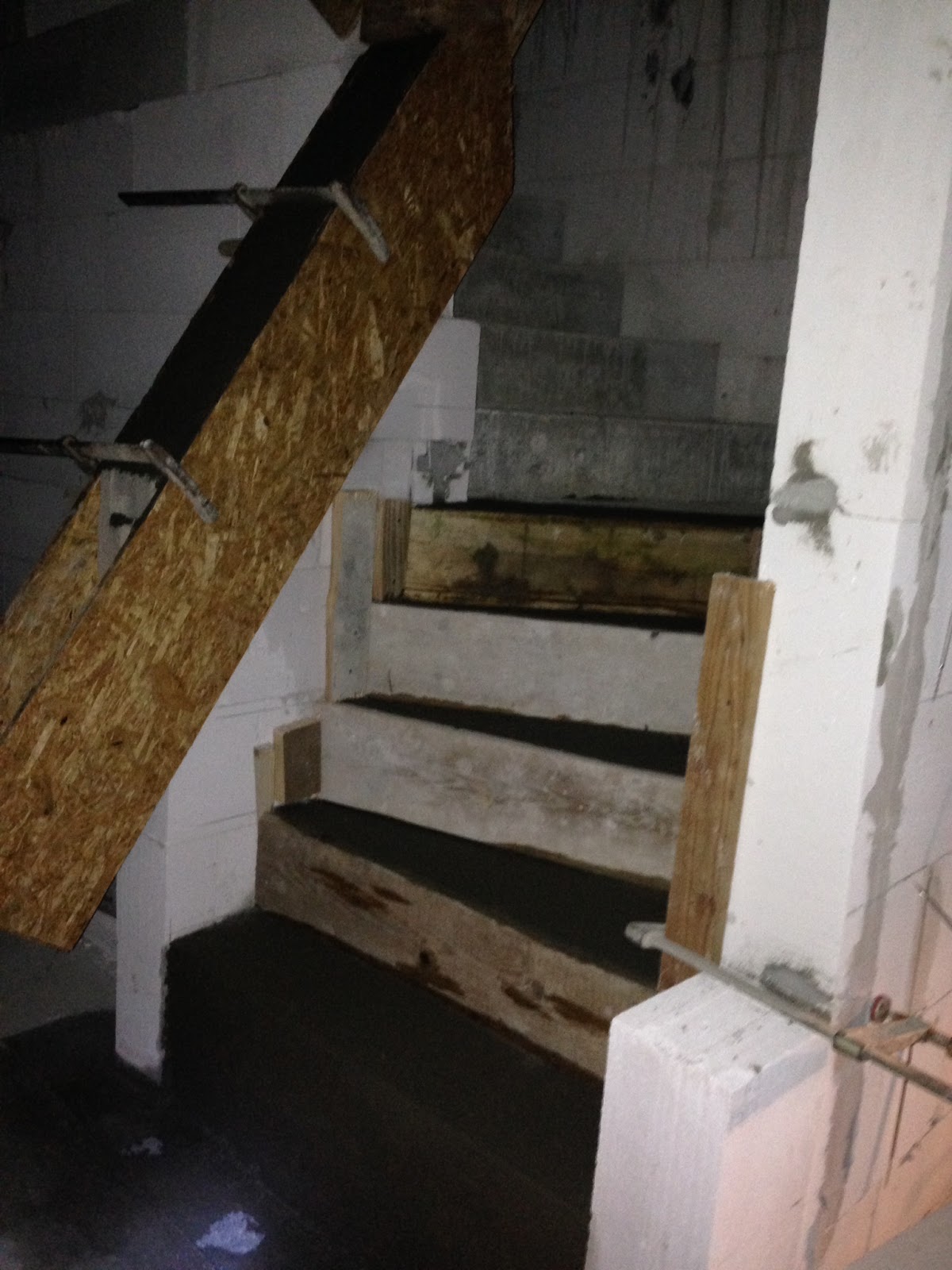 Unser Bautagebuch: Änderung der Treppe