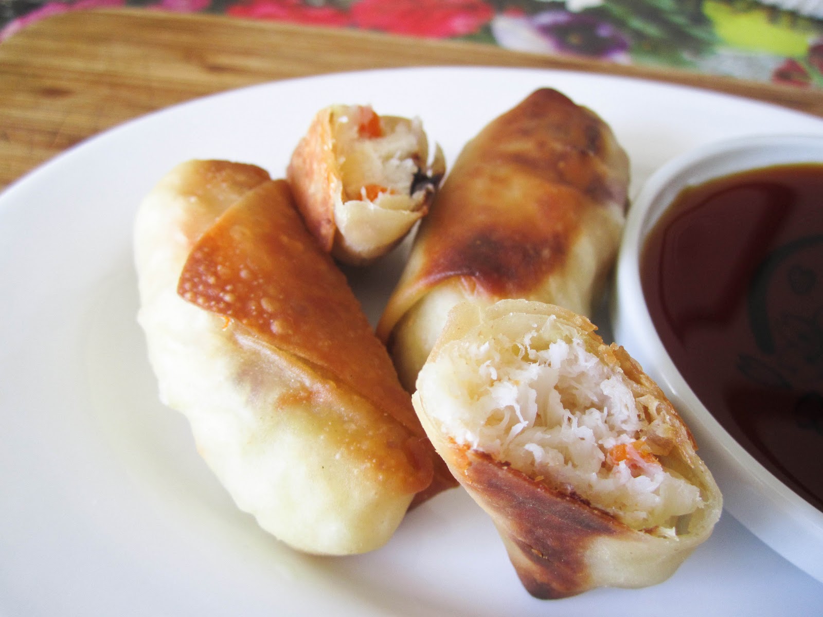 Savory And Savage Mini crab egg rolls