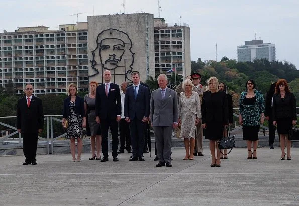 The Prince of Wales and the Duchess of Cornwall arrived at José Martí Airport in Havana. José Martí exhibition