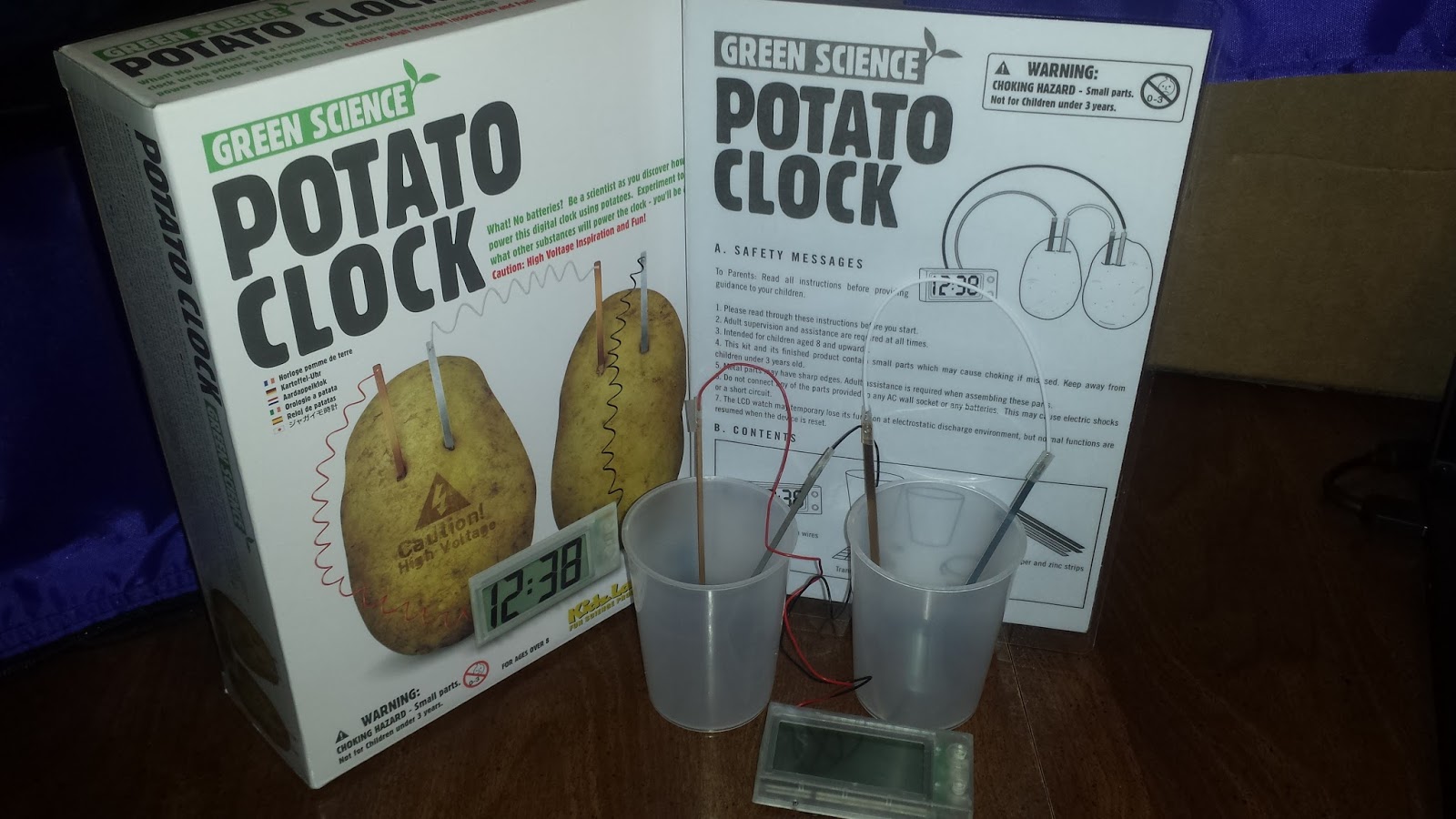 North Bingham County District Library STEM Kits Stem Kit 16 Potato Clock