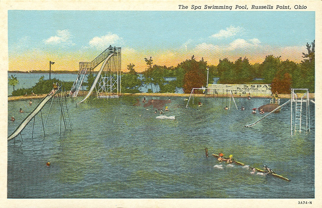 Vintage Travel Postcards: Russells Point, Ohio