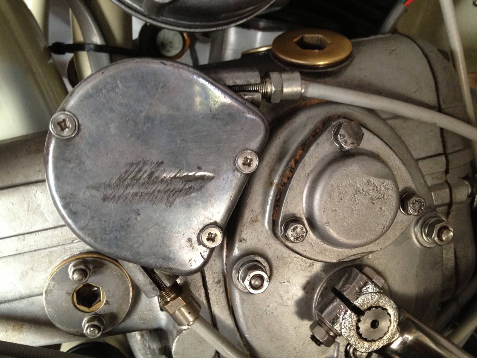 Lambretta LD150 rebuild THE GEAR CHANGE CABLES