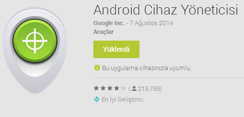 Android Cihaz Yöneticisi